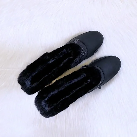 Timberland Women’s Jenness Falls Pull On Waterproof Insulated Black Boots - Picture 4 of 8